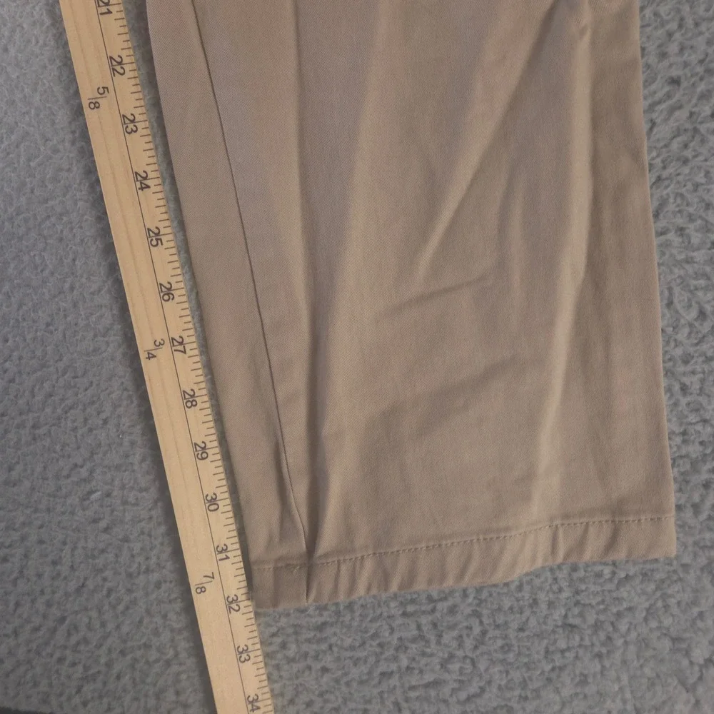 Banana‎ Republic Pants Mens 36x34 Tan Relaxed Tapered Leg Stretch Chino Khakis